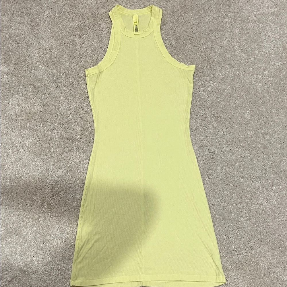 SKIMS soft lounge cotton rib tank dress NWOT